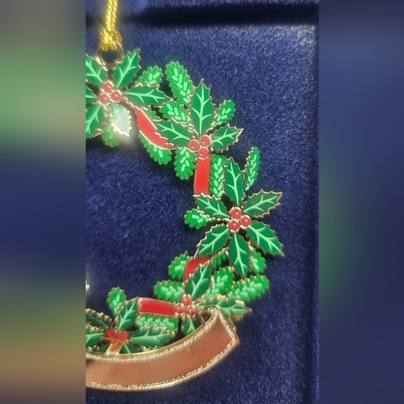 Beacon Design Metal Engravable Chrismas Wreath Ornament NIB - Picture 10 of 12